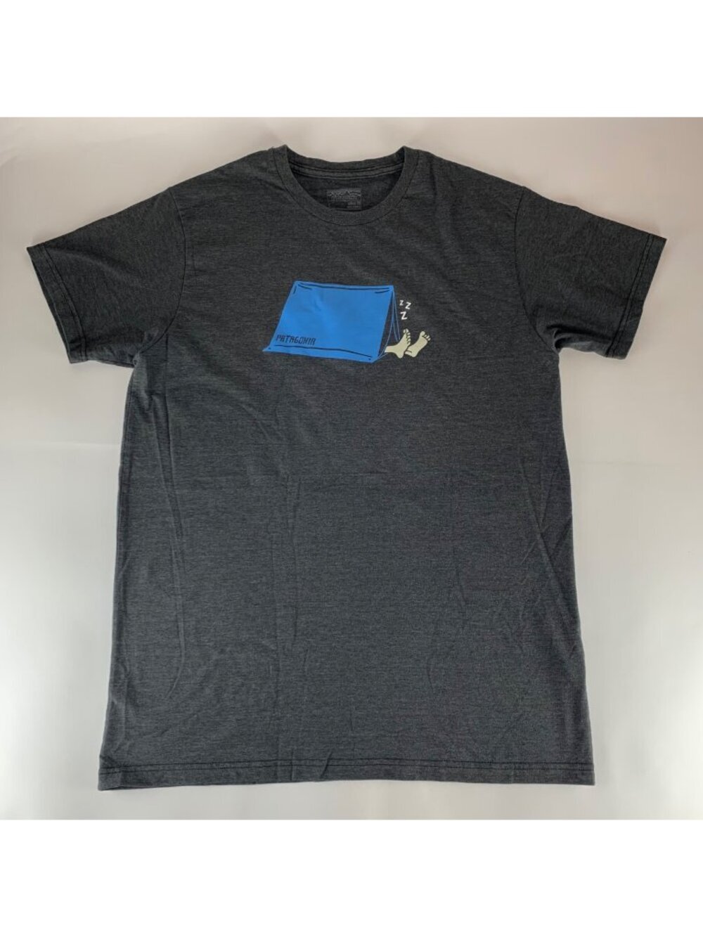 Patagonia Gray Slim Fit Short Sleeve Slim Fit Crewneck Shirt Mens Large